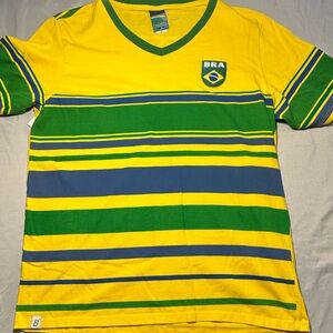 Retro Brazil Soccer Jersey